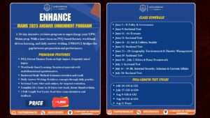 Why Every UPSC Mains Aspirant Should Consider the ENHANCE Mains 2025 Answer Enrichment Program?
