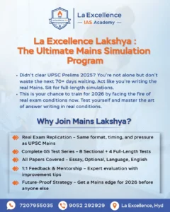 Lakshya: Turn Your Prelims Setback into a Launchpad for Mains Success!