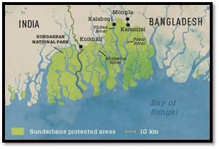 Sundarbans protected areas: