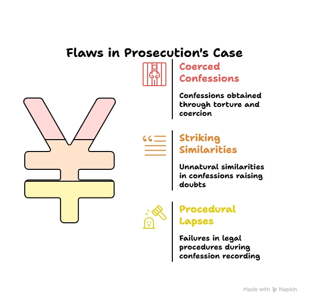 Flaws in Prosecution's Case: