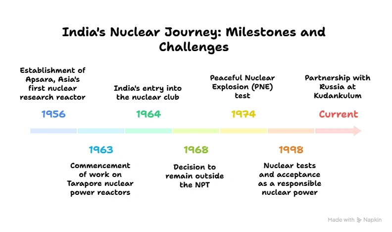 India's Nuclear Journey: Milestonesand Challenges