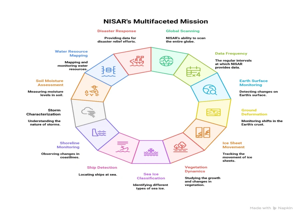NISAR's Multifaceted Mission: