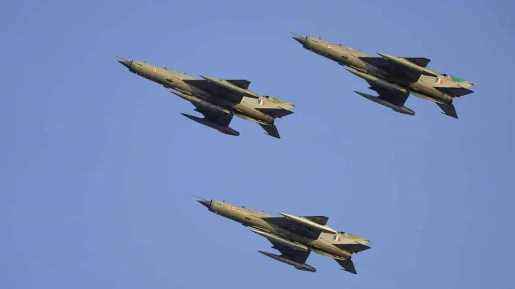 MiG-21 Bison fighter jets: