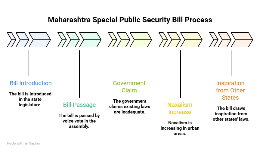 Maharashtra Special Public Security Bill Process :