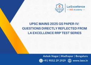 GS Paper-IV Mains 2025 Analysis – Questions that Matched with La Excellence RRP