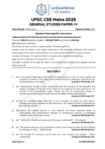 GS PAPER-IV of UPSC Mains 2025 is OUT!!! Your Wait is Over!