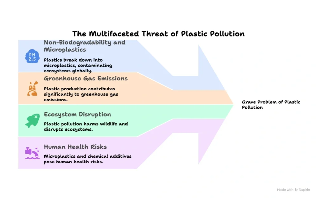 The Multifaceted Threat of Plastic Pollution: