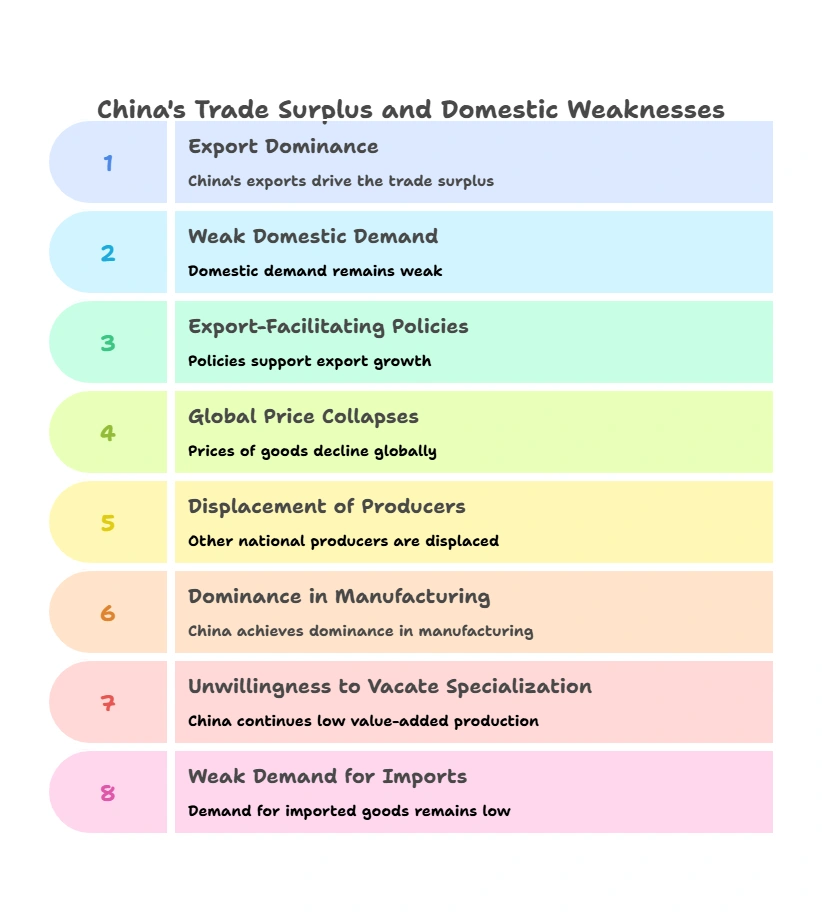 China's Trade Surplus and Domestic Weaknesses