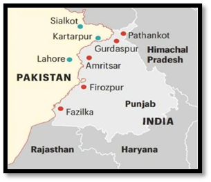 India–Pakistan border
