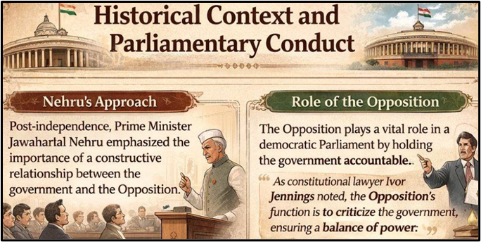 Historical Context and Parliamentary Conduct