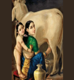 Raja Ravi Varma’s painting ‘Yashoda and Krishna’