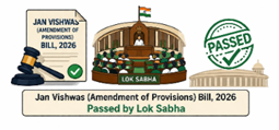 Jan Vishwas (Amendment of Provisions) Bill, 2026 Passed by Lok Sabha