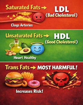 Saturated vs Unsaturated Fats and Heart Health
