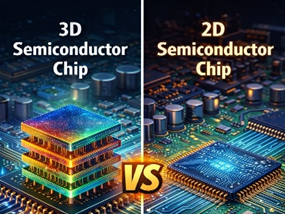 3D Semiconductor Chip vs 2D Semiconductor Chip
(3D Chip Packaging: India Semiconductor Policy Push)