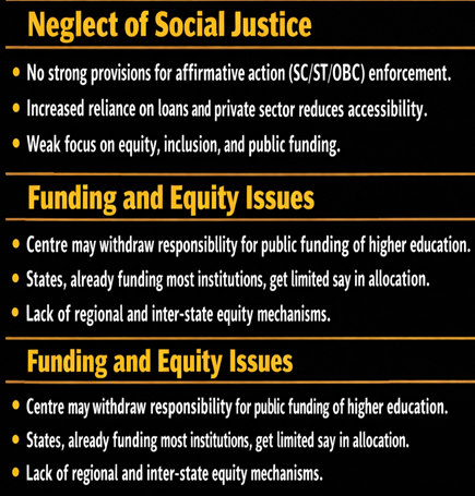 Neglect of Social Justice