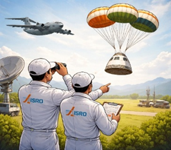 ISRO Conducts Second Air Drop Test for Gaganyaan Mission