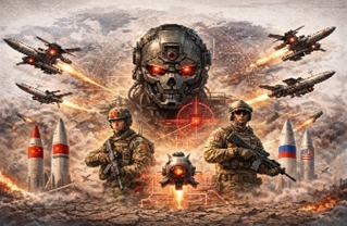 Global AI Weapons Race and “Mutually Automated Destruction”