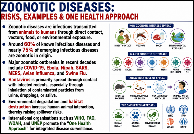 Zoonotic Diseases:
Risks, Examples & One Health Approach