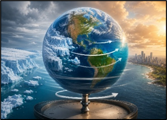 Sea-Level Redistribution and Earth’s Rotational Shift