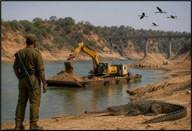 Illegal Sand Mining and Chambal Enforcement Challenges