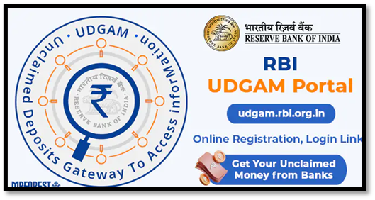 UDGAM Portal and Unclaimed Deposit Access