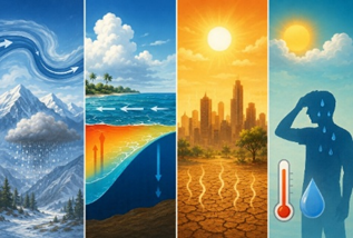 ENSO and Heat Wave Patterns in India’s Climate System
