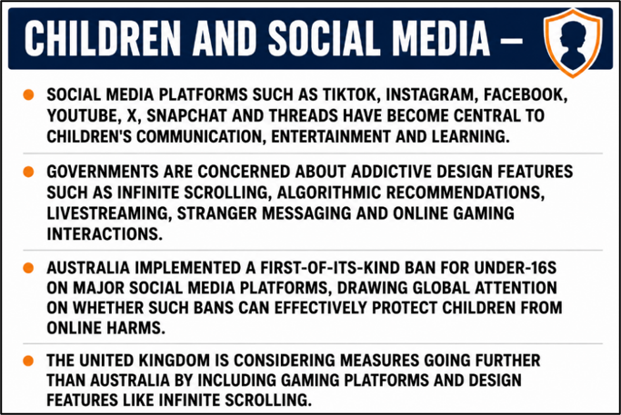 Social media ban for children 