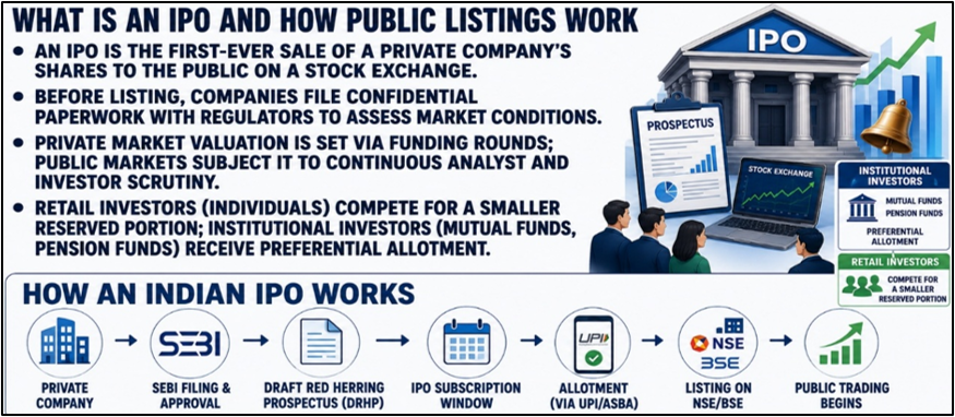 What is an IPO and How Public Listings work
(AI Company Valuations)
