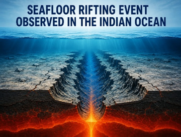 Seafloor Rifting Event Observed in the Indian Ocean