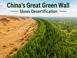 China’s Great Green Wall and the Fight against Desertification
(Three-North Shelterbelt Programme)