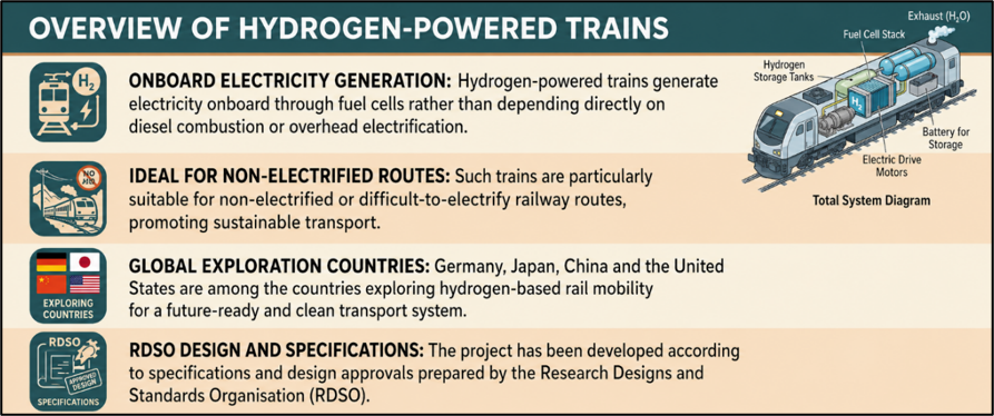 Overview of Hydrogen-Powered Train: