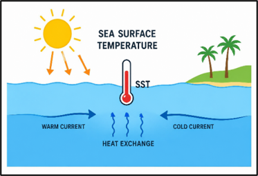 Marine Heatwaves and Sea Surface Temperature