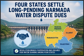 Four States Settle Long-Pending Narmada Water Dispute dues