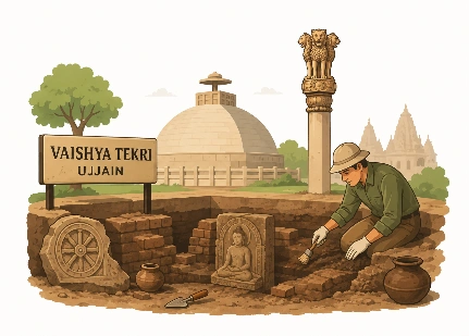 Vaishya Tekri Excavations: Tracing Ashoka’s Ujjain Legacy