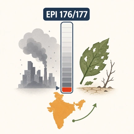 Environmental Performance Index 2026: India’s Ranking
