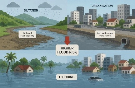 Urban Flood Risk: Kerala’s Siltation Challenge