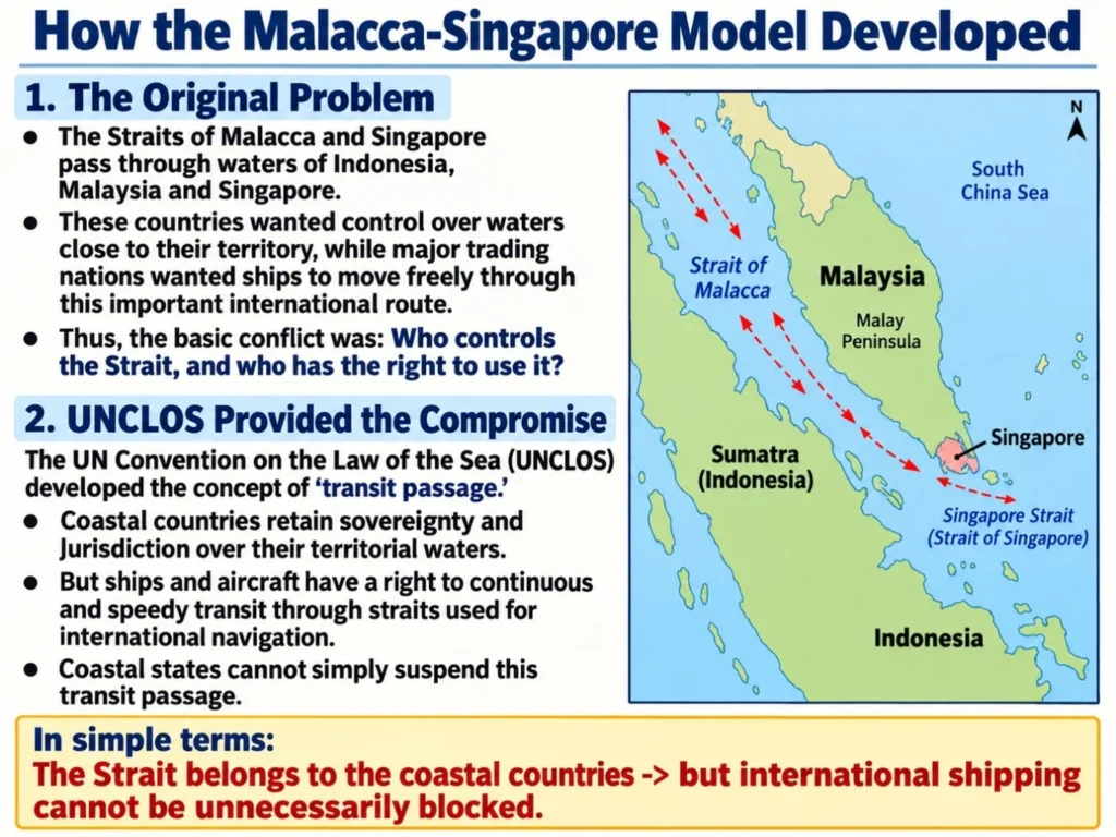 How The Malacca-Singapore Model Developed
(Strait of Hormuz)