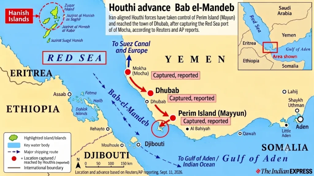 Houthis Capture Strategic Red Sea Islands