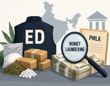 ED Crackdown on Narcotics Networks and Money Laundering
(PMLA)