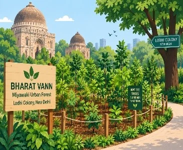 Lodhi Colony Gets Miyawaki Urban Forest