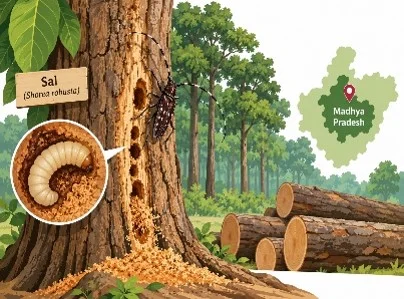 Sal Borer Outbreak Threatens Sal Forests in Madhya Pradesh