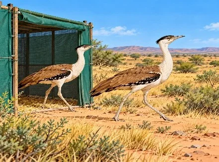 Great Indian Bustard: Captive Breeding and Rewilding