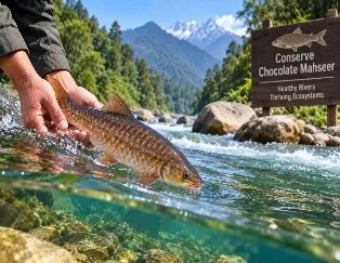 Chocolate Mahseer Conservation: Protecting Himalayan River Biodiversity