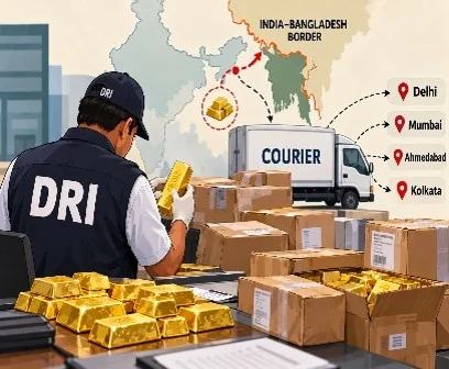 Gold Smuggling Network: DRI and Customs Enforcement