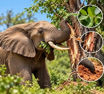 Zoopharmacognosy: Elephant Self-Medication and Animal Cognition