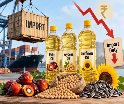 Basic Customs Duty Reduction on Edible Oils