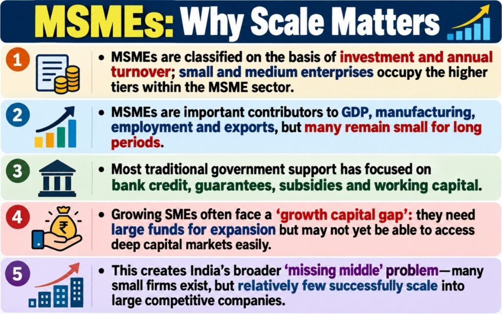 MSMEs: Why Scale Matters?
(SME Growth Fund)